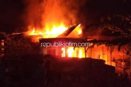 Bensin Tumpah Bakar Rumah Warga Tarik Sidoarjo, Seorang Luka Bakar