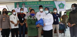 Jelang Lebaran, Wabup Sidoarjo Buka Pasar Murah Sembako di Sedati untuk Stabilisasi Harga