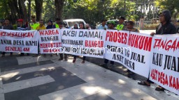 Warga Bangah Luruk Dewan, Tuntut Penjual TKD Diproses Hukum