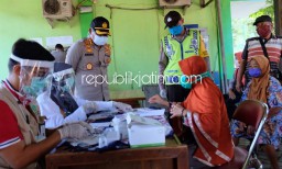 Rapid Test 100 Pedagang Pasar Porong, Dua Orang Hasilnya Reaktif