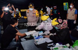 Lagi, 291 Pelanggar Jam Malam Diciduk Tiga Reaktif Saat Rapid Test