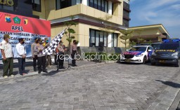 Gugah Disiplin Warga Tangkal Covid-19, Kapolresta Sidoarjo Sebar Sarana Public Address ke Desa-Desa