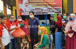 LIRA Sidoarjo Bagikan Ratusan Sembako untuk Warga Terdampak Covid-19 Asal 3 Kecamatan