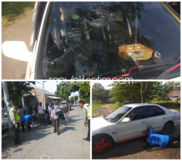 Nyebrang, Balita 4 Tahun Tewas Ditabrak Sedan Perangkat Desa Di Porong - Sidoarjo