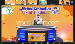 Pandemi Covid-19, Pelepasan Siswa TK Al Muslim Secara Virtual Tak Kurangi Kebahagiaan Siswa dan Wali Murid