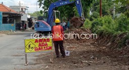 Proyek Betonisasi JL Raya Becirongengor Wonoayu Senilai Rp 8,6 Miliar Dikerjakan Rekanan asal Tuban