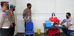 Mulai Hari Ini Urus SIM di Polresta Sidoarjo Dapat Vaksinasi Covid-19 Gratis