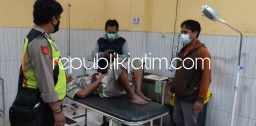 Gara-Gara Hutang, Arek Keboharan Krian Tusuk Tetangganya Hingga Bersimbah Darah