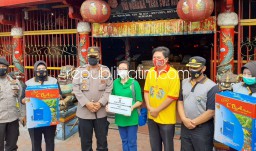 Begini Cerita di Klenteng Teng Swie Bio Krian Saat Baksos HUT Bhayangkara Ke 75 Bersama Kapolresta Sidoarjo