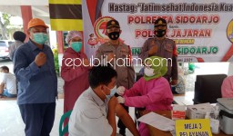 Antusiasme Terhadap Divaksin Tinggi, 7.725 Warga Wonoayu Sudah Divaksin