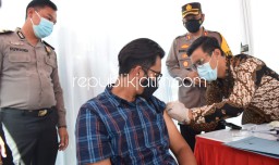 Tingkatkan Pelayanan, MMPP Polresta Sidoarjo Sediakan Gerai Vaksin Gratis Bagi Warga
