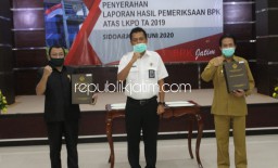 Laporan Keuangan Pemkab Sidoarjo Raih WTP Tujuh Kali Berturut-Turut