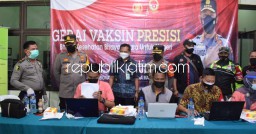 Kapolresta Sidoarjo Apresiasi Animo Masyarakat Serbu Gerai Vaksin Presisi