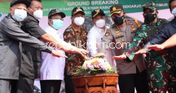 Ground Breaking, Gus Muhdlor Targetkan Selesai Pembangunan RSUD Sidoarjo Barat Akhir Tahun 2021