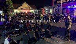 Sering Dirazia, Pembalap Liar di Ponorogo Tidak Jera, Polisi Amankan Puluhan Motor
