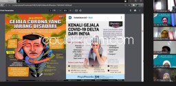 MPLS SMA Al Muslim Gandeng BNN, FKM Unair dan Dinas Kominfo Bahas Pencegahan Covid-19 Secara Daring