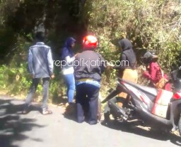 Pengendara Motor di Ponorogo Terjun Jurang Sedalam 30 Meter, Satu Tewas Satu Terluka