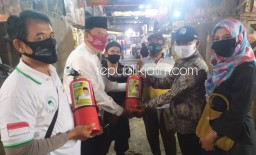 Bantu Apar, BHS Upayakan Pasar Desa Tetap Utamakan Keselamatan, Keamanan dan Kenyamanan