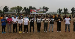 Forkopimda Sidoarjo Olahraga Bersama di Lapangan Kodim 0816