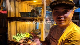 Di Alam Terbuka, Kafe Reptil Sajikan Menu Andalan Nasi Meong, Kerang Hijau dan Wedang Sampah