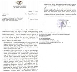 SE Mendagri Menyarankan Penundaan, Pelaksanaan Pilkades Sidoarjo Terancam Molor Lagi