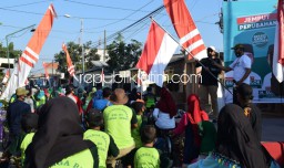 Sampai Kekurangan Masker, 1.500 Warga Antusias Ikuti Gowes Bareng Subandi