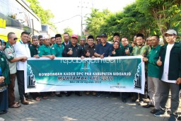 Ini Pesan Bupati Sidoarjo Saat Lepas Rombongan Muktamar DPC PKB Sidoarjo ke Bali