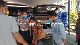 Kabur Terjatuh, Pencuri Motor Honda Vario Asal Pasuruan Babak Belur Dihajar Warga Sidokerto Buduran