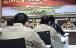 Kapolresta Sidoarjo Harapkan Hasil Maksimal dalam Operasi Tumpas Narkoba