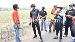 Gus Muhdlor Warning Kontraktor Pelaksana Proyek Jalan Beton Wonoplintahan Prambon Agar Dikerjakan Tepat Waktu