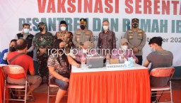 Forkopimda Sidoarjo Turut Ramaikan Vaksinasi Merdeka Serempak Secara Virtual Bersama Panglima TNI dan Kapolri