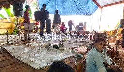 Polisi Ponorogo Bubarkan Elektone Campursari di Ngrayun