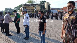 Massifkan Penegakkan Disiplin Protokol Kesehatan Kapolresta Sidoarjo Gandeng Komunitas