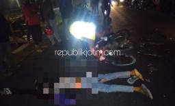 Motor Oleng Tabrak Motor dari Arah Berlawanan Warga Mojokerto Tewas di Balongbendo