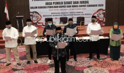 Tiga Paslon Cabup dan Cawabup Sidoarjo Deklarasikan Pilkada Sehat dan Jurdil