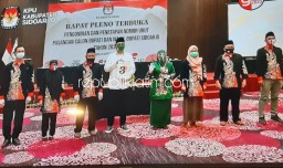 Penyerahan Nomor Urut Terakhir, KPU Pastikan 3 Paslon Turut Kontestasi Pilkada Sidoarjo