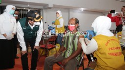 Bupati Sidoarjo Optimis 10 Hari Kedepan Cakupan Vaksinasi Tahap Pertama Capai 70 Persen