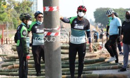 Gus Muhdlor Minta Selesai Tepat Waktu, Pembangunan Frontage Road Aloha - Gedangan Dikebut 24 Jam