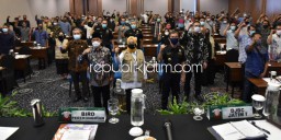 Pj Bupati Ajak Puluhan Pengusaha Rokok Sidoarjo Berkontribusi Turunkan Penyebaran Covid-19