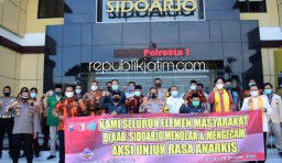 Masyarakat Sidoarjo Sepakat Deklarasi Damai Tolak Demo Anarkhis
