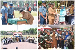 TMMD 106 Kodim 0816 Sidoarjo Ditutup Penyerahan Hasil Pembangunan ke Bupati