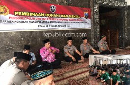 Polresta Sidoarjo Rutin Bina Rohani dan Mental Anggota Melalui Kamis Berdzikir