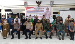 Cangkruk Kamtibmas di Sedati, Polresta Sidoarjo Aktifkan Peran Kampung Tangguh Semeru Cegah Covid-19