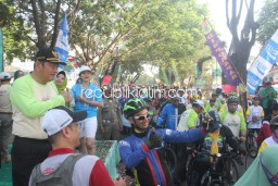 Ribuan Pesepeda Ramaikan Sepada Nusantara Sidoarjo