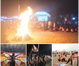 440 Pramuka Siaga dan Penggalang Ramaikan Persami di Balongbendo