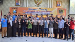 Puslitbang Mabes Polri Teliti Pengamanan Pilkada di Sidoarjo