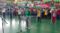 783 Atlet Pelajar Ramaikan Popkab di GOR Sidoarjo