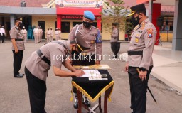 Kapolres Ponorogo Pimpin Sertijab Para Kabag, Kasat, Kasi dan Kapolsek Jajaran