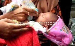 Lagi, Bayi Cantik Dibuang di Depan Rumah Gegerkan Warga Balongbendo