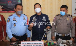 Razia Lapas Sidoarjo Temukan Sajam Hingga Kompor Gas, Ribuan Narapidana Dites Urine